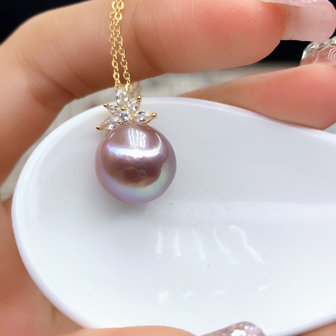 淡水珍珠颈饰合金