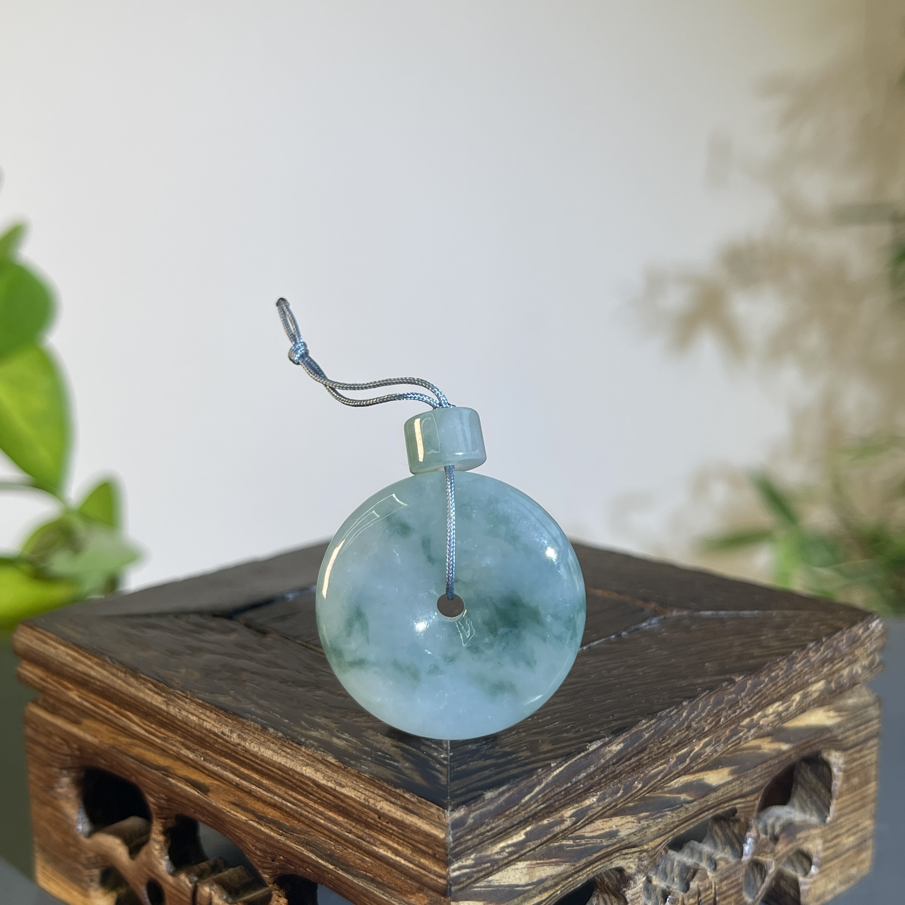 JCB12-80 天然缅甸A货翡翠 平安扣