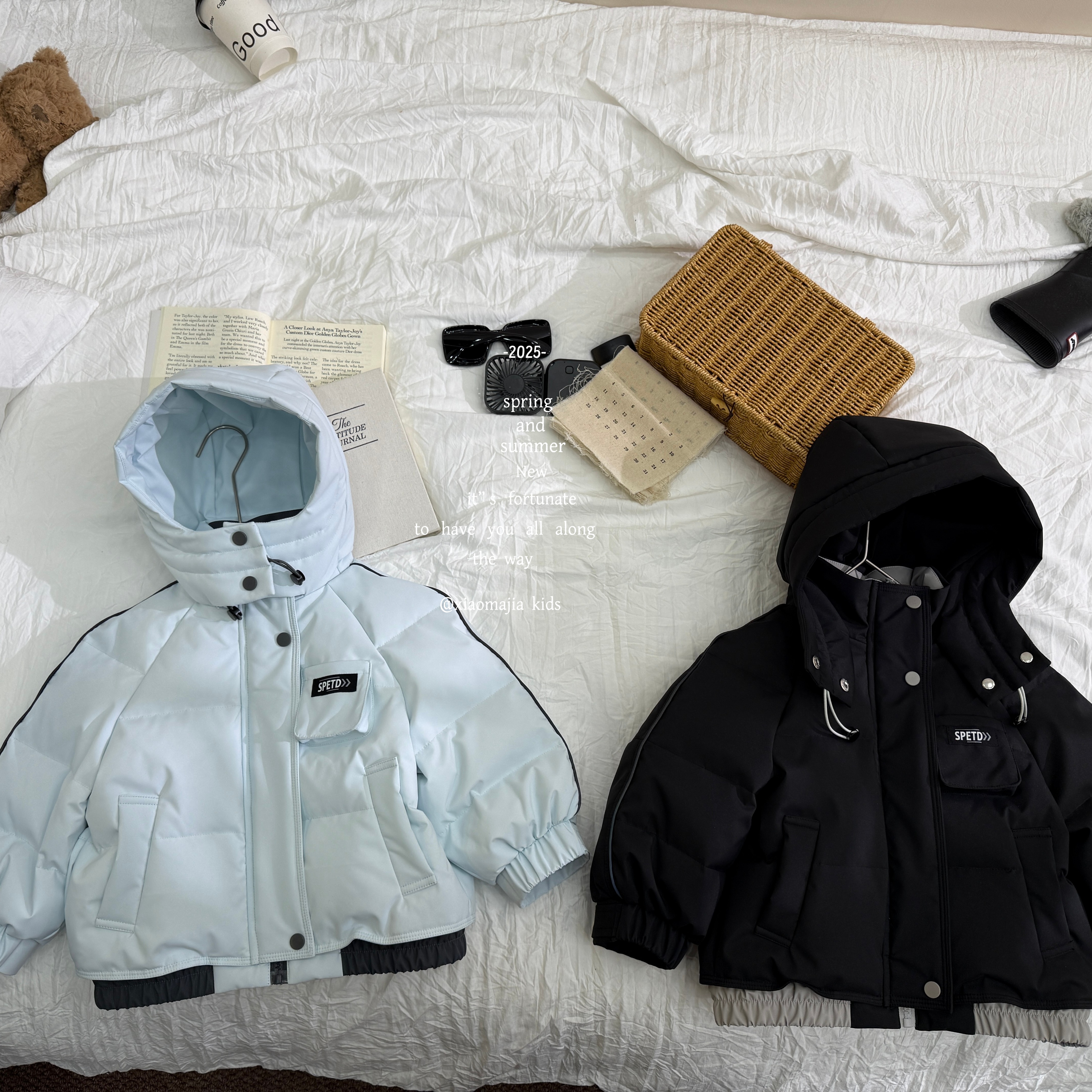 00现货-儿童新国标90白鸭绒羽绒服7017杜邦三防连帽羽绒男女上衣