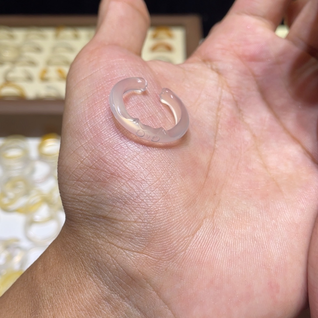 玛瑙/玉髓未镶嵌戒指26号港14