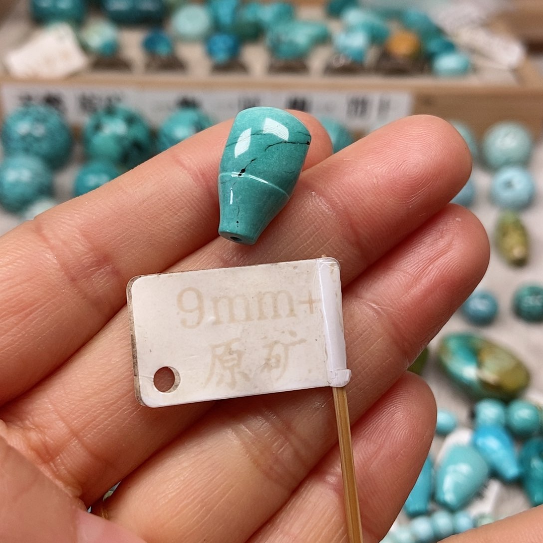 未镶嵌绿松石珠宝半成品