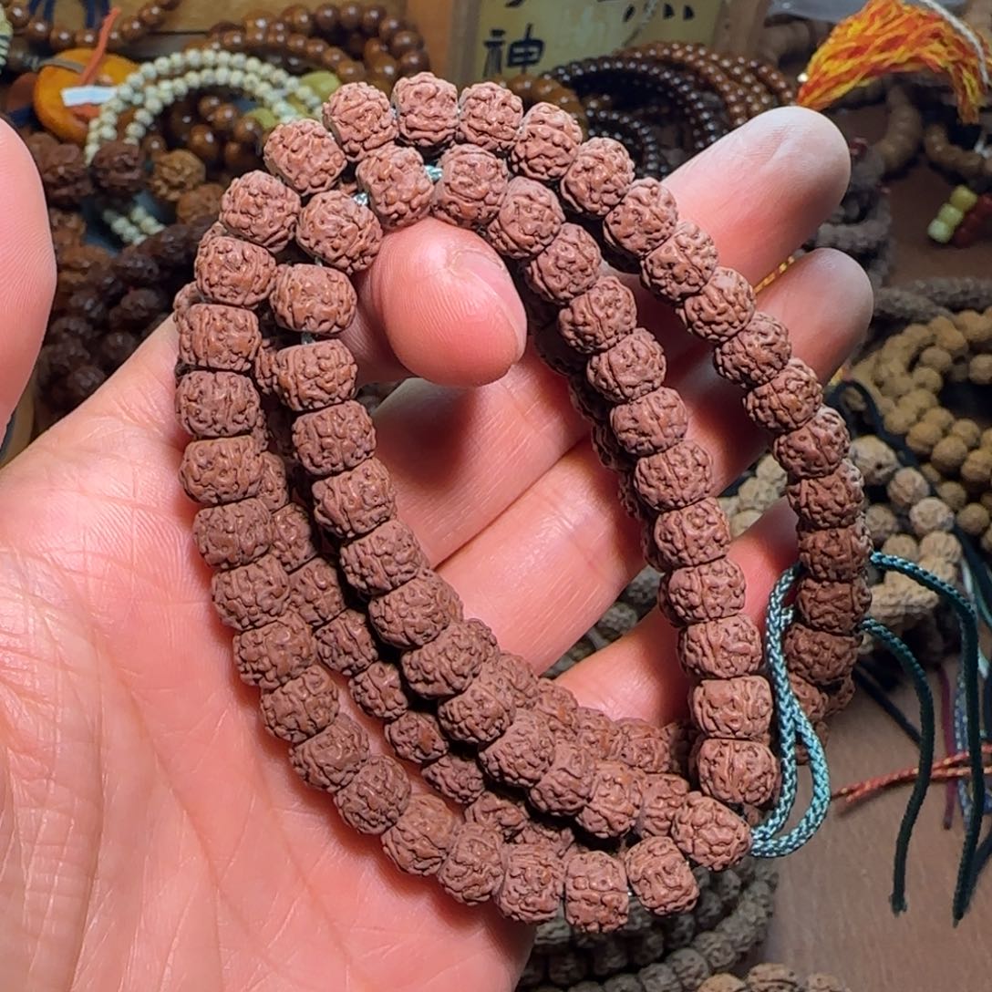 u***啥吊坠金刚菩提红皮顶龙