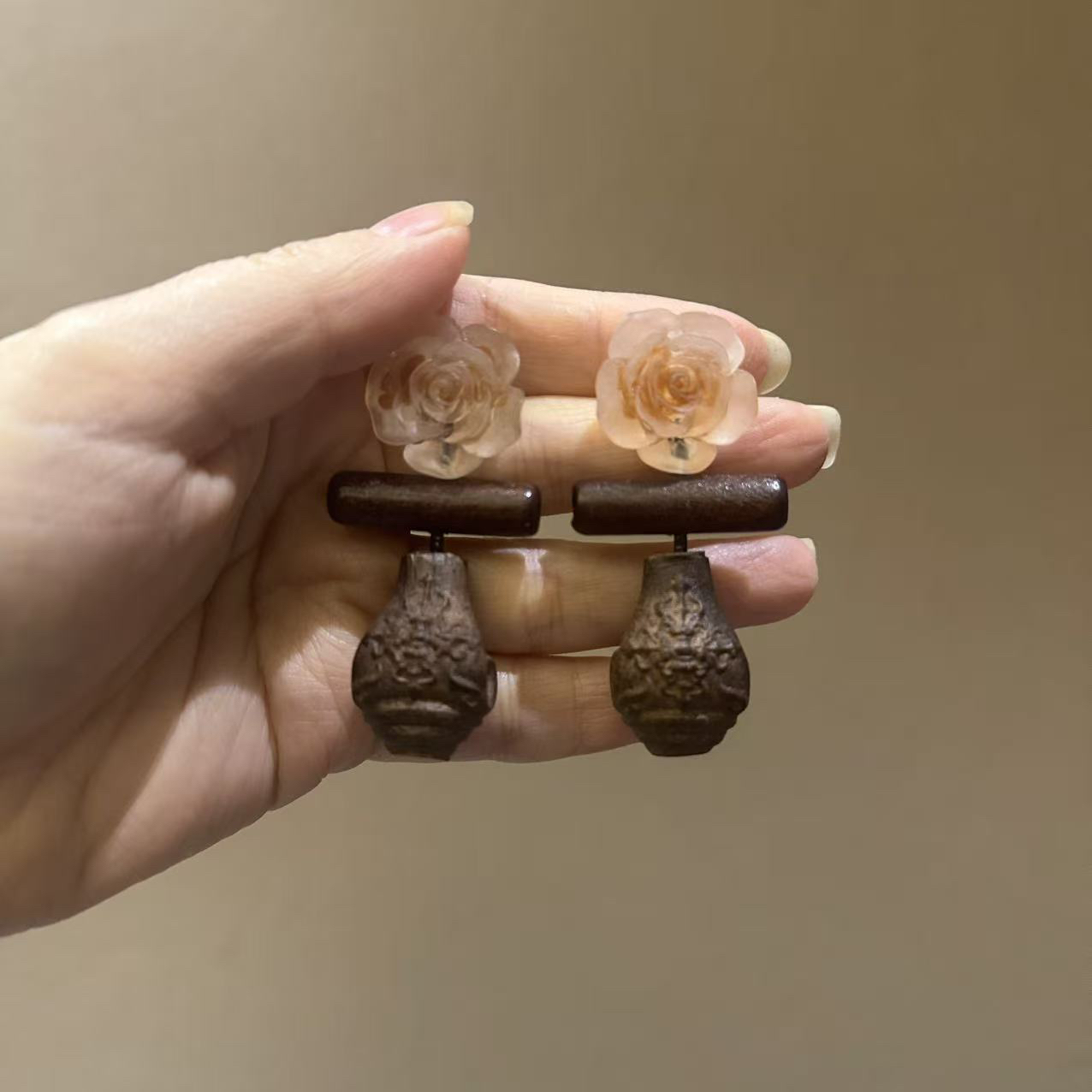 铜合金合成锆石耳饰 入冬新款577333耳环