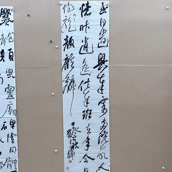 书法罗建辉180*48㎝福建  十二届届