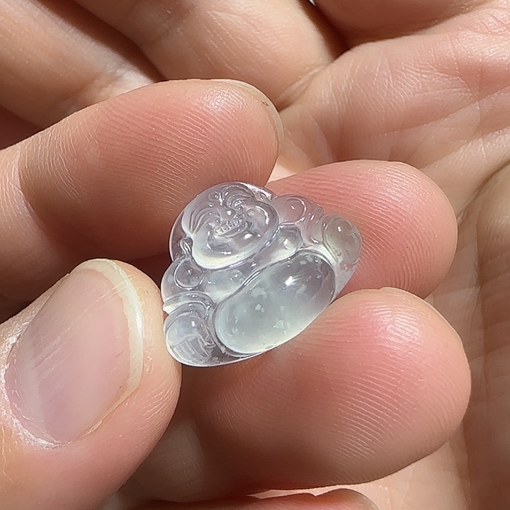 翡翠未镶嵌吊坠(不含链)不退不换