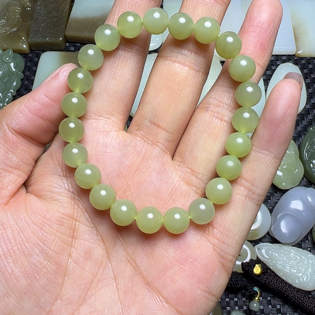 和田玉未镶嵌吊坠(不含链)卡8