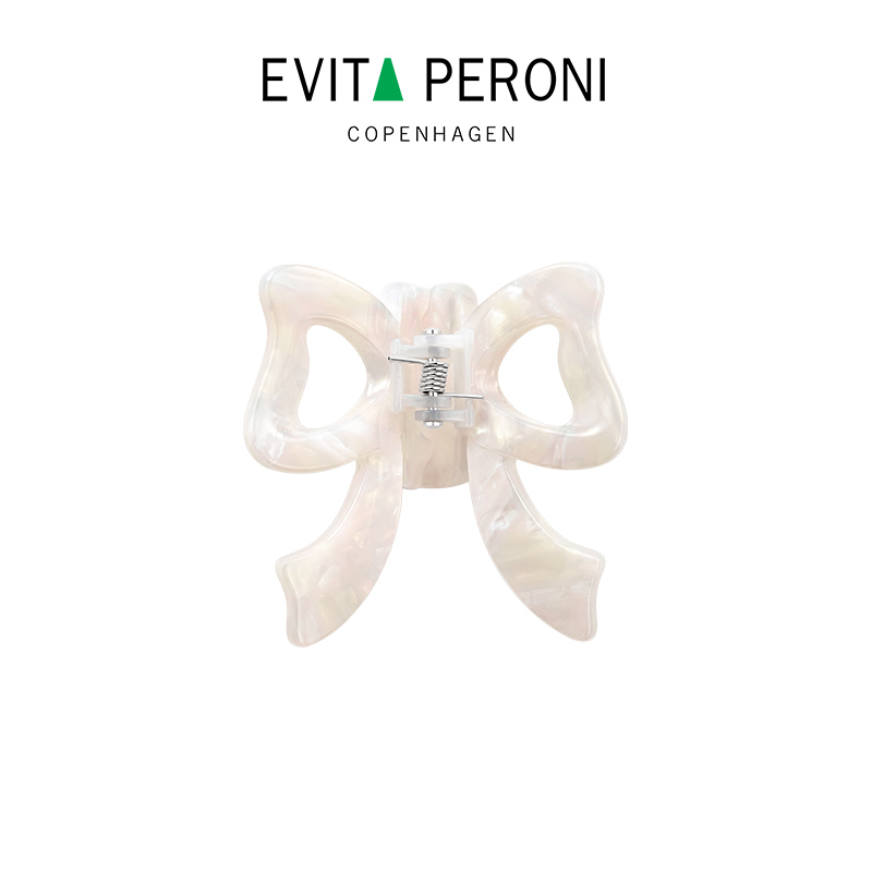 Evita Peroni/依慧达浪漫蝴蝶结鲨鱼夹小号头饰发夹后脑勺抓夹ZB
