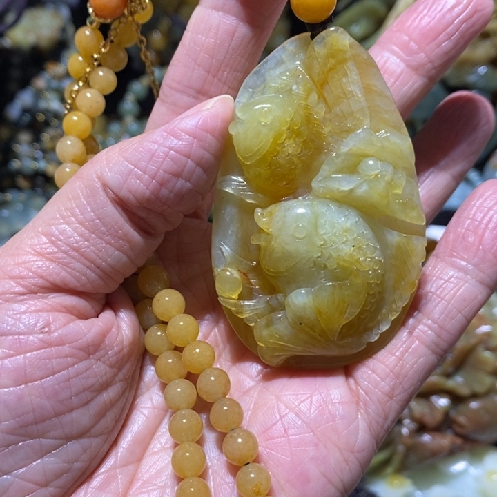 岫玉岫玉吊坠未镶嵌