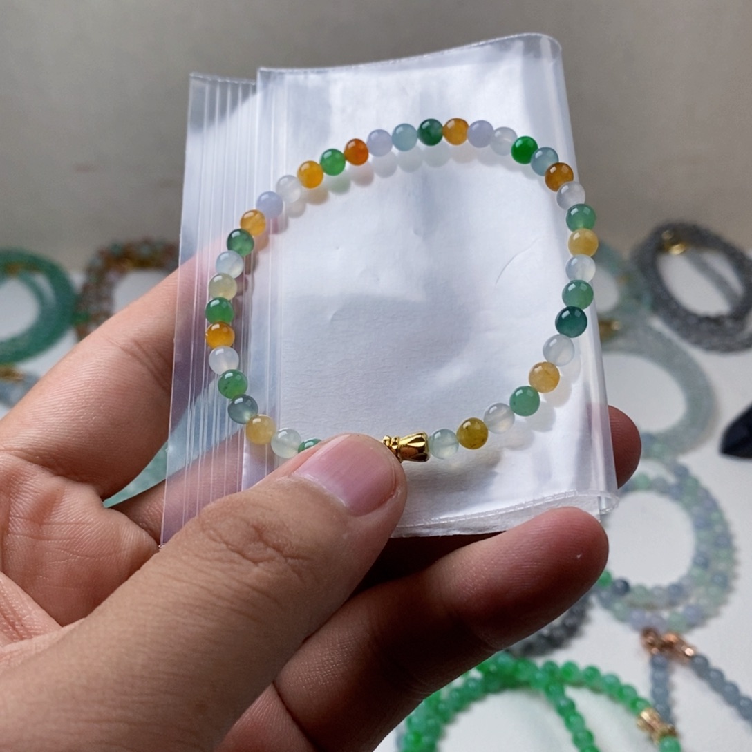 时***影定制翡翠未镶嵌缅甸翡翠a货卡4.8