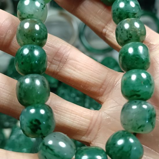 独山玉未镶嵌手链12x13