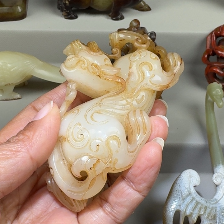 奋***蚁和田玉（糖玉）未镶嵌挂件