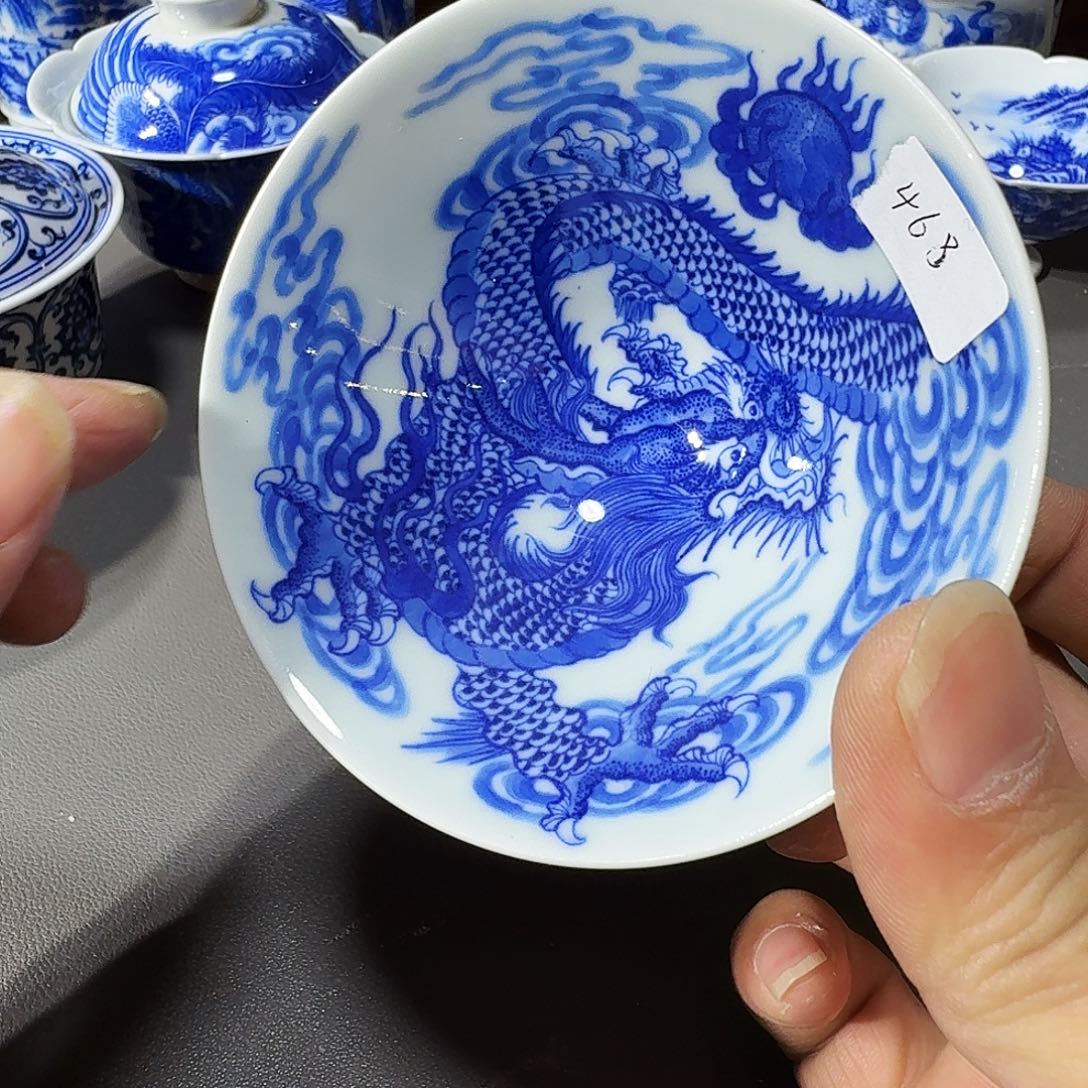 泥塑主人杯手工手绘微微微瑕