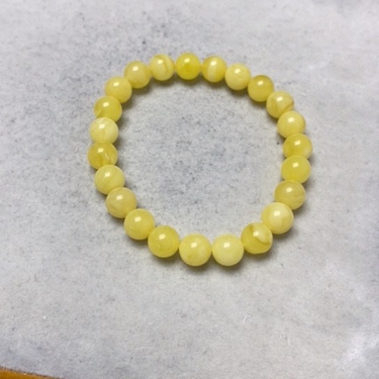 蜜蜡裸石未镶嵌手串