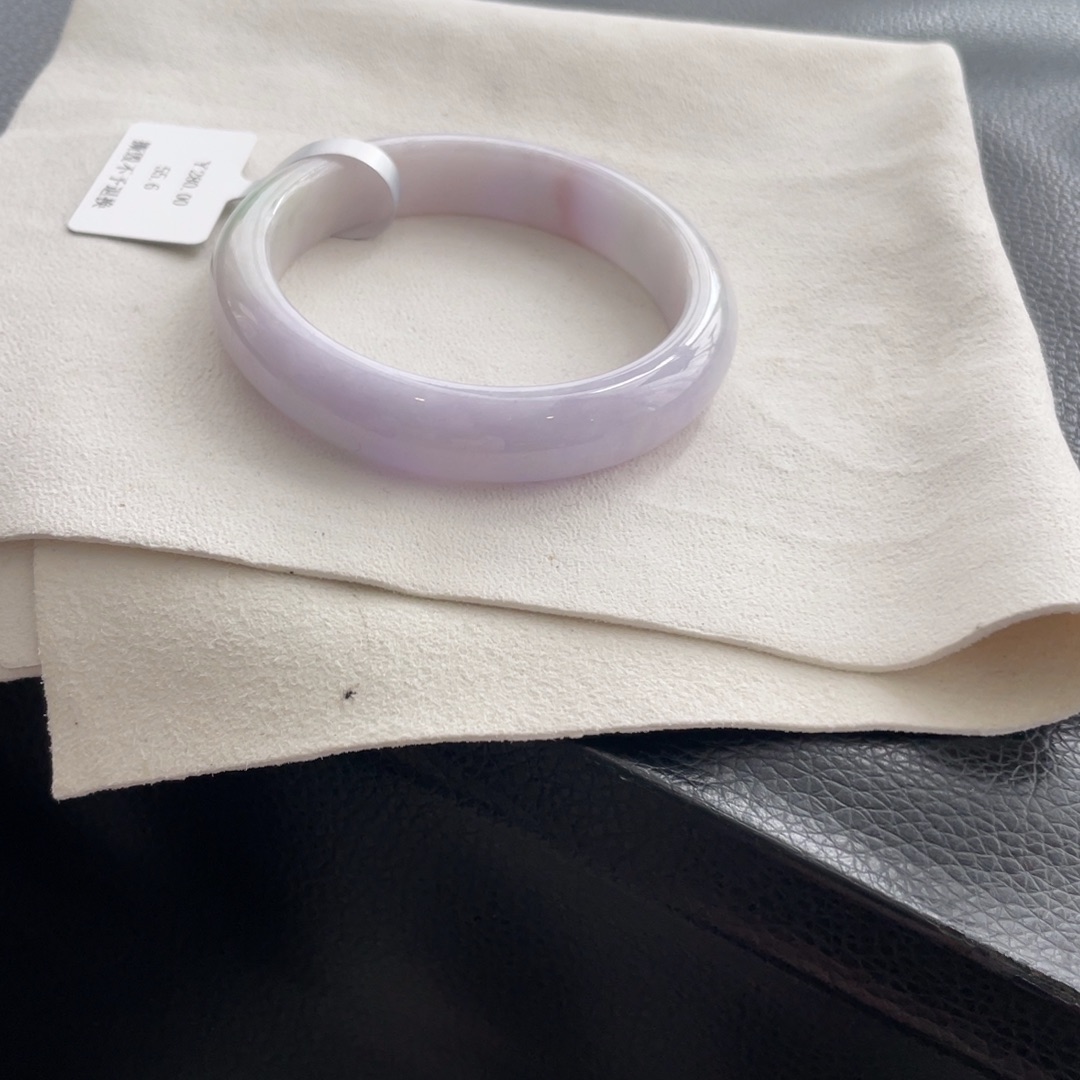 翡翠未镶嵌手镯纹裂55.6