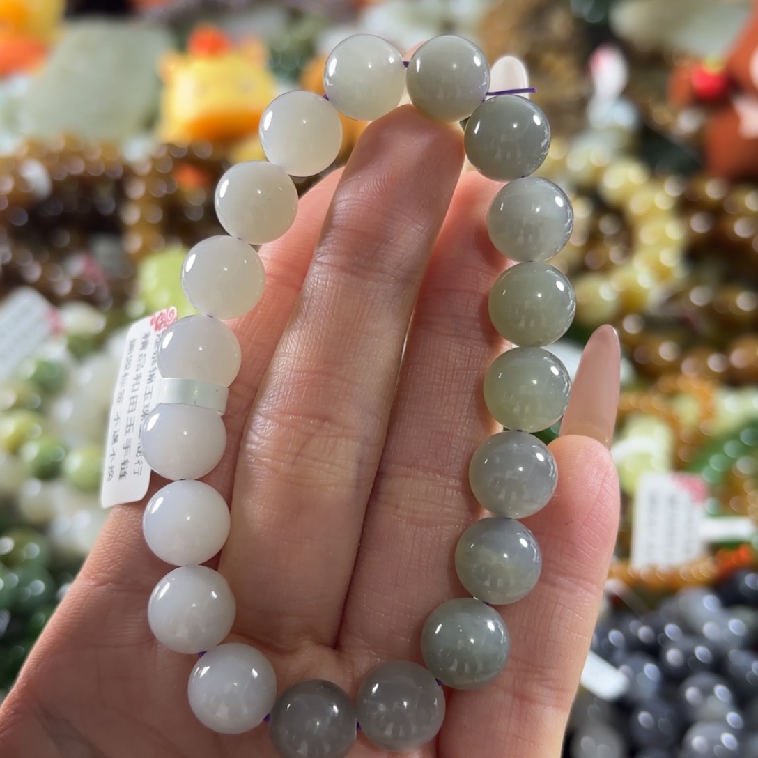 和田玉未镶嵌手串181