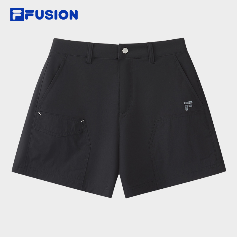 斐乐潮流宽松百搭时尚夏女款休闲清凉梭织短裤T11W523803