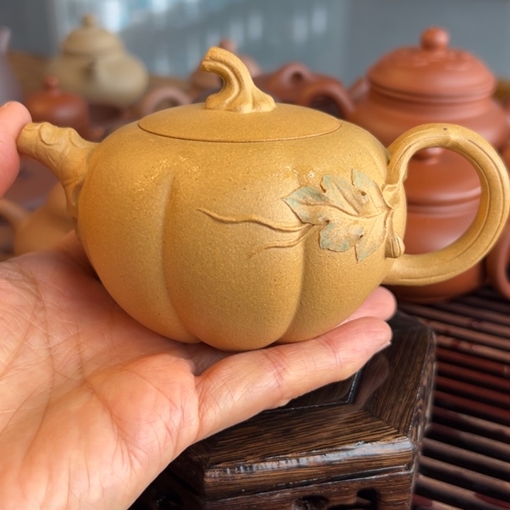 紫砂茶案精工南瓜200cc