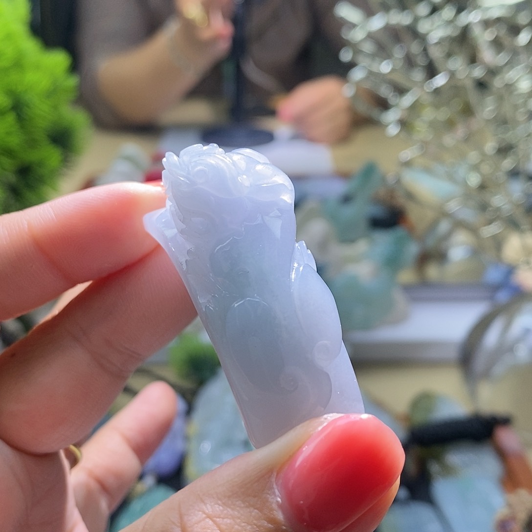 【闪购商品】翡翠颈饰未镶嵌貔貅