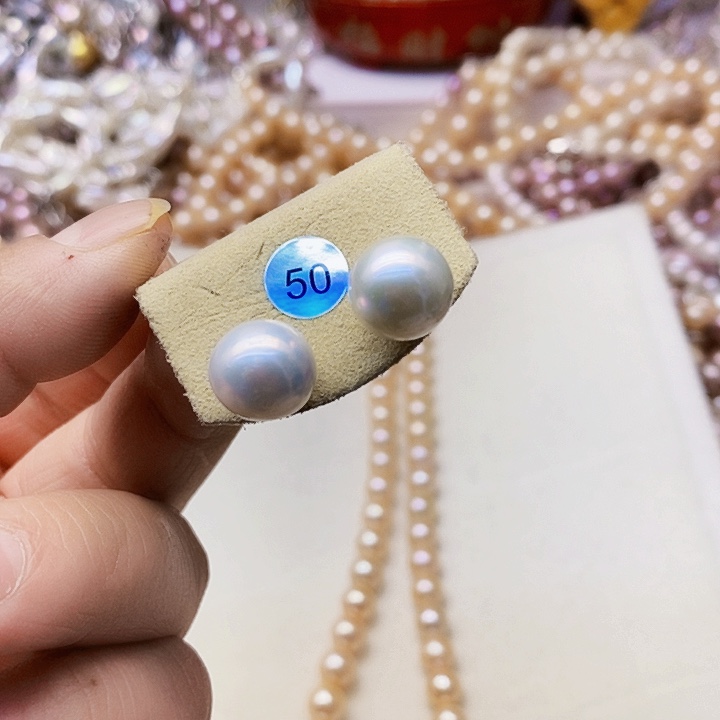 淡水珍珠颈饰合金