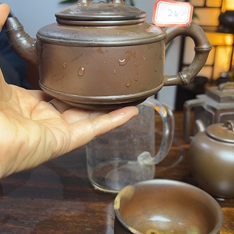 戬谷龙窑柴烧茶壶20