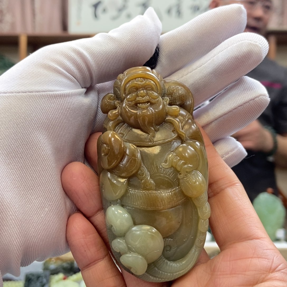 和田玉手把未镶嵌