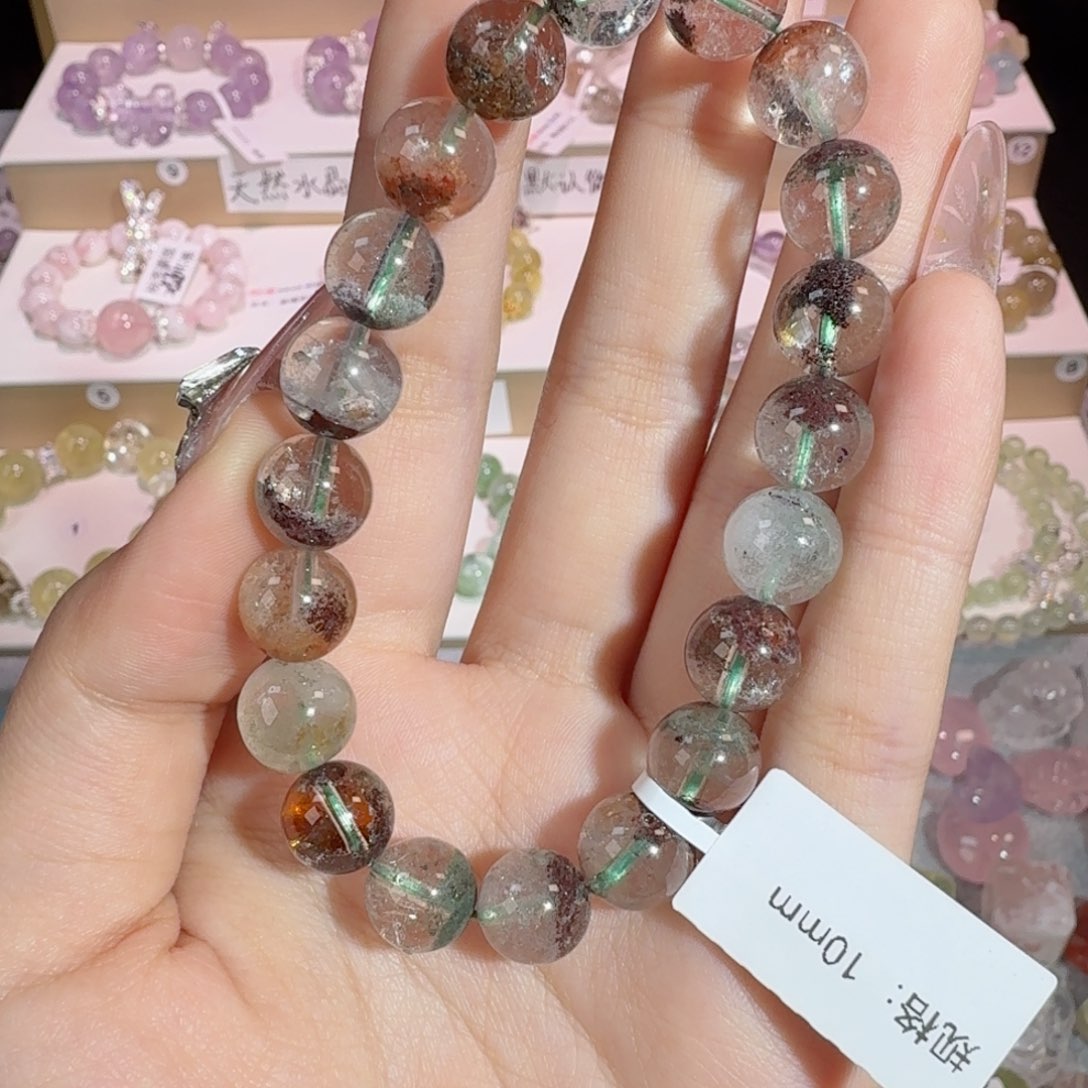 水晶手串未镶嵌四季幽灵