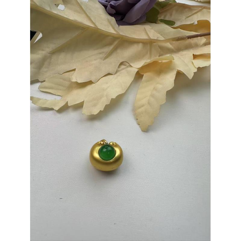 （个性定制）收藏级轻奢时尚设计款绿胖福吊坠+YZD129L-2