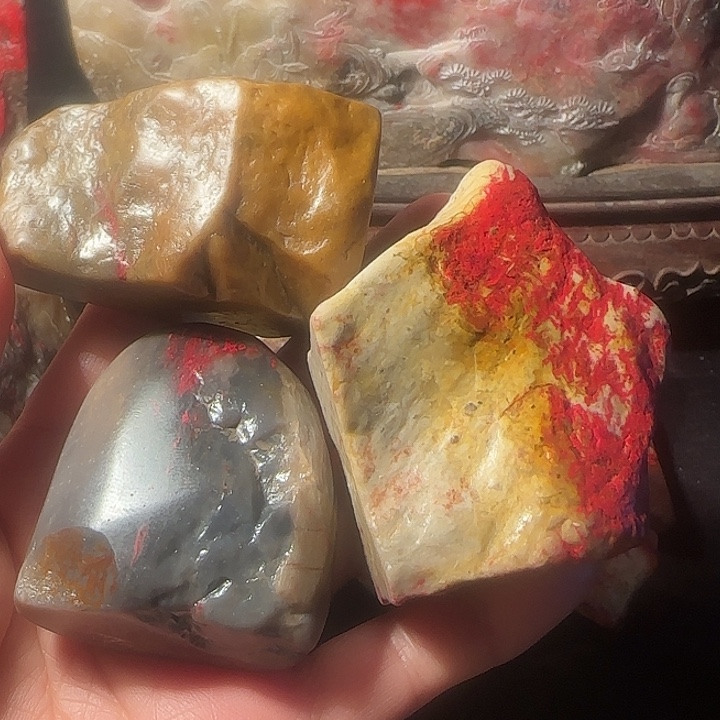 巴***光昌化石昌化鸡血石原石