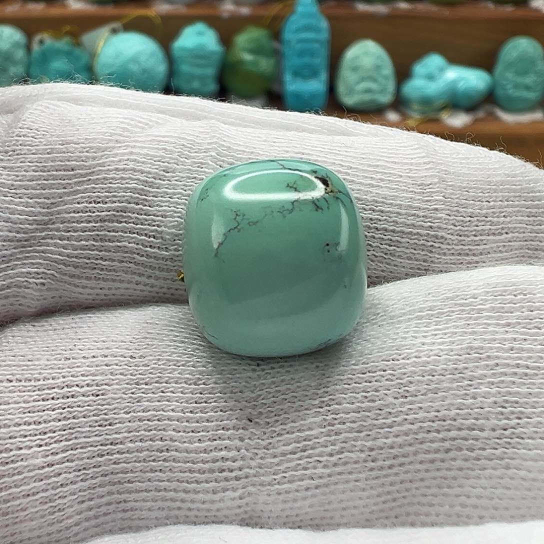 绿松石老型珠 未镶嵌