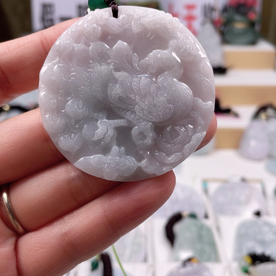 翡翠颈饰未镶嵌0337挂件