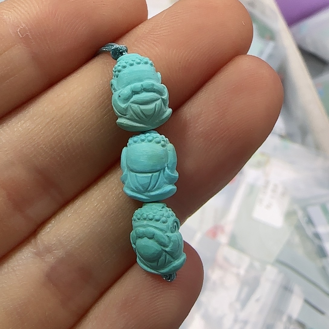 绿松石珠宝半成品未镶嵌