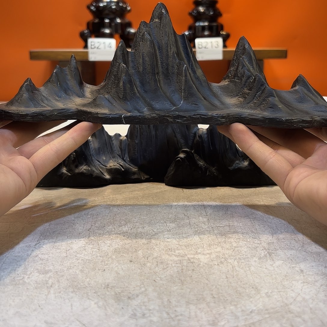 茶宠老*灵璧石奇石摆件 