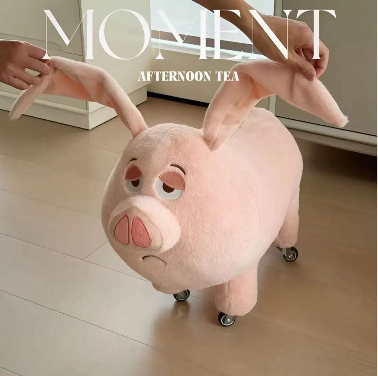 【有货】飞天猪板凳静音轮哪吒太乙真人坐骑儿童凳二师兄猪凳子