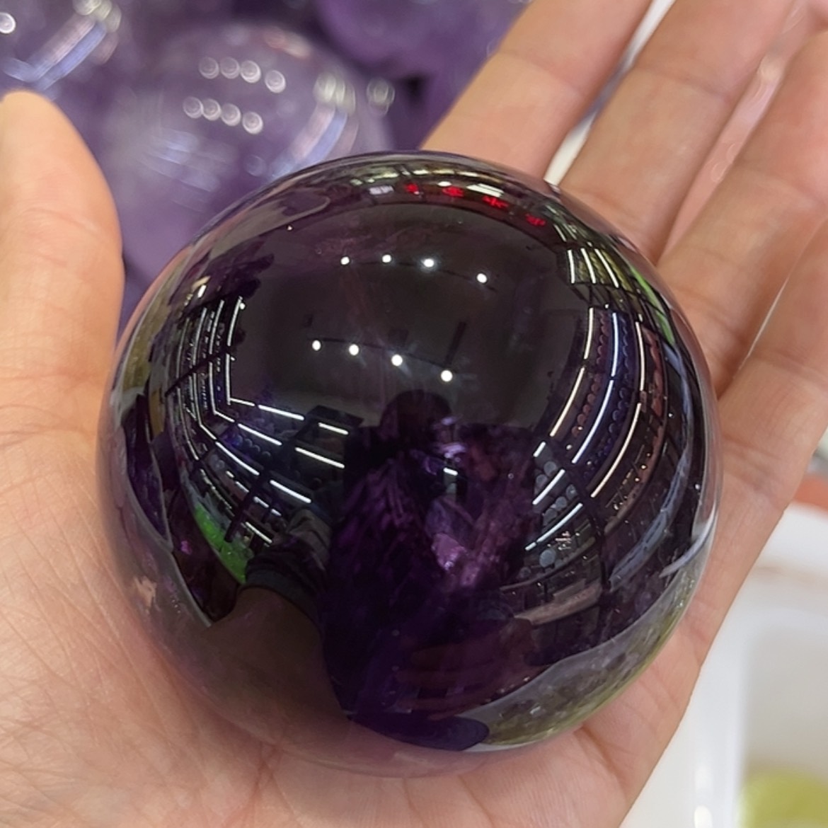 【闪购商品】摆件球未镶嵌萤石