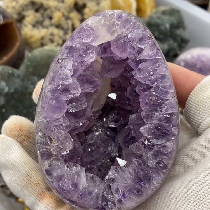 珠宝半成品未镶嵌紫晶