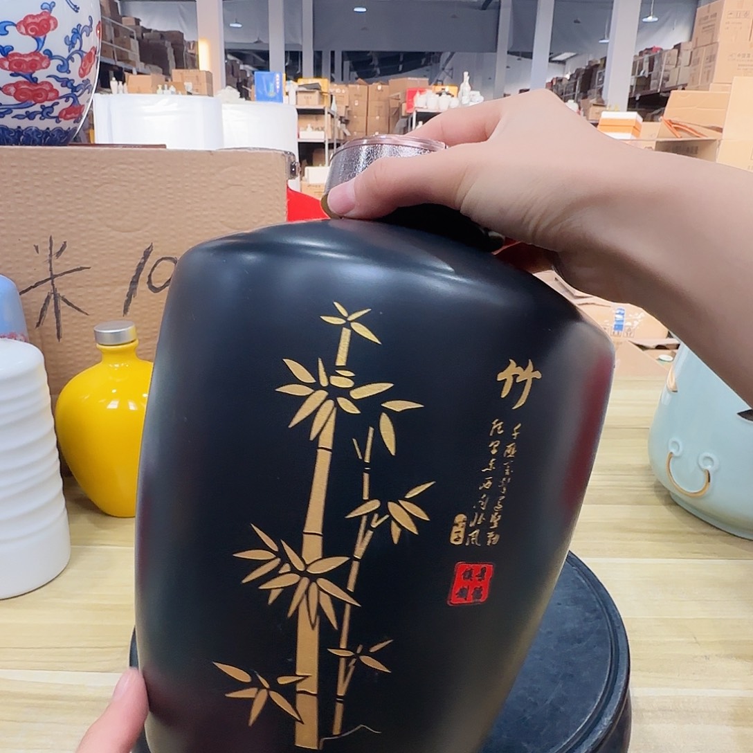 5斤装竹子酒坛1个