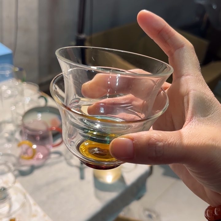 走****手工艺品玻璃虎珀加墨绿