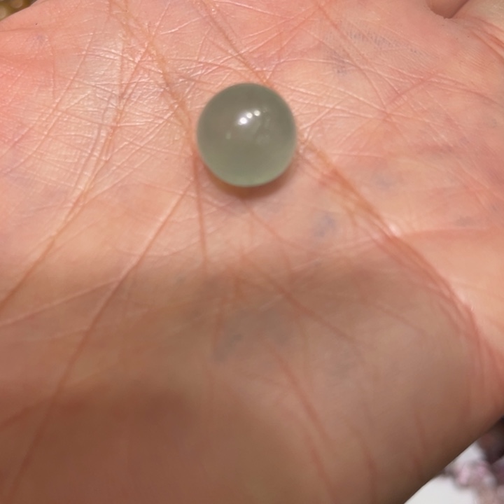 臭***王烟晶手链未镶嵌葡萄石单珠打孔不退不换