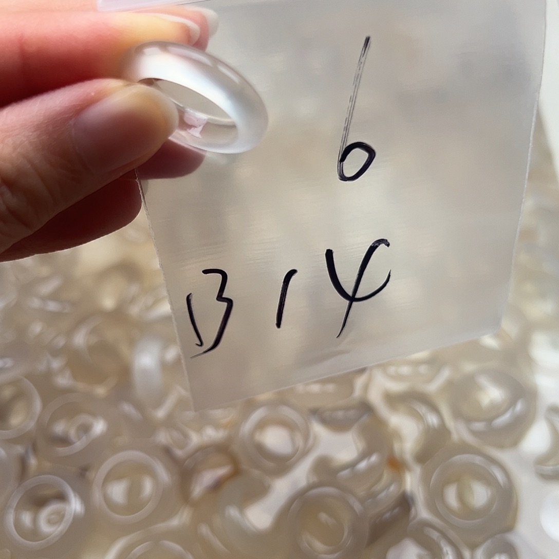 玛瑙/玉髓未镶嵌戒指