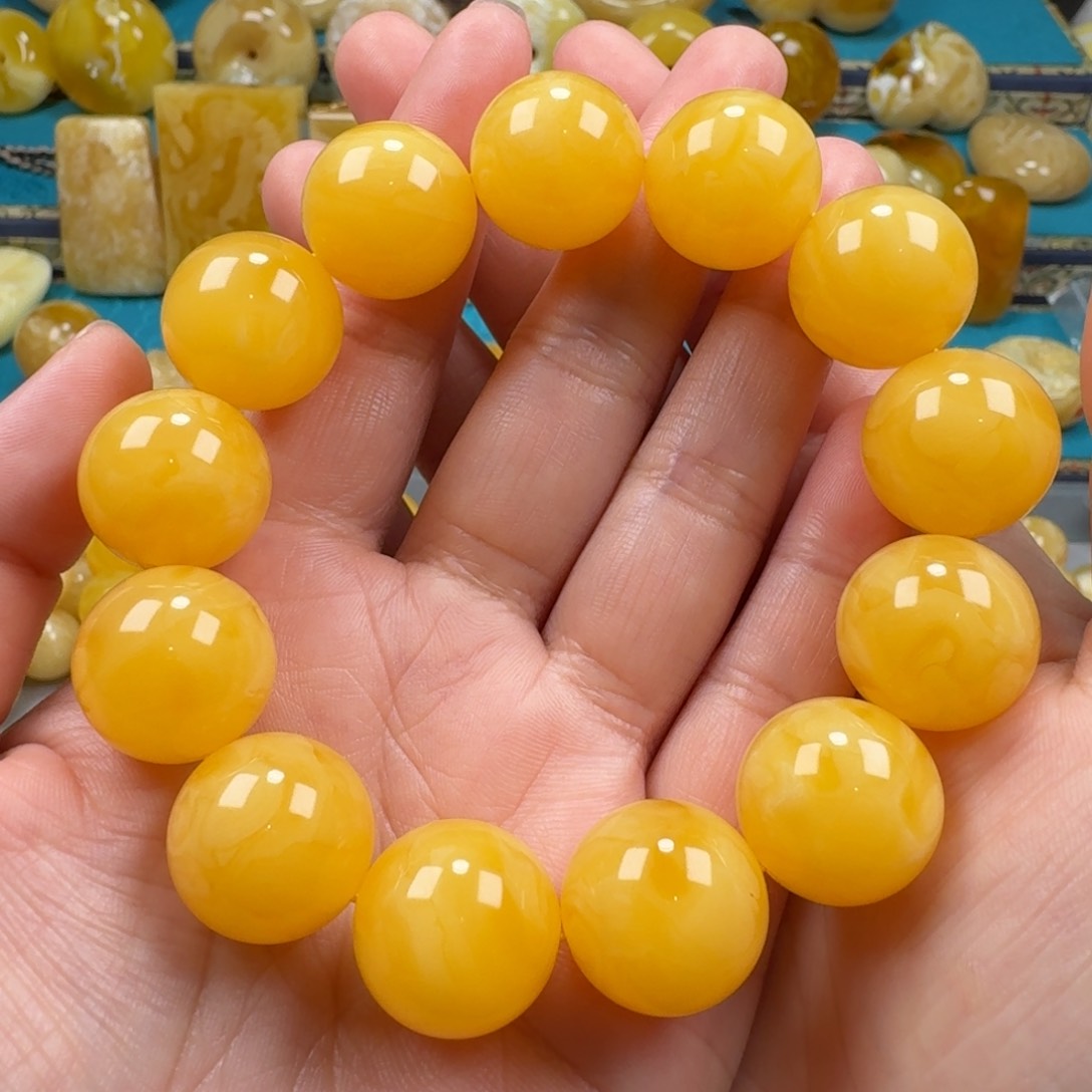 蜜蜡手链未镶嵌蜜蜡