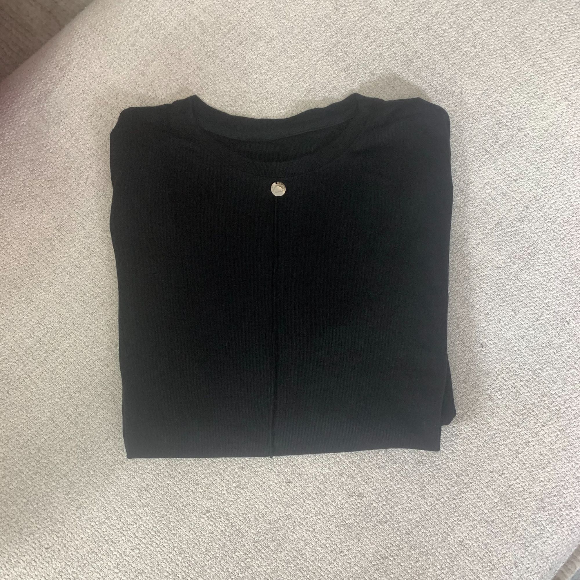 大码打底衫时尚纯色针织圆领长袖套头时尚休闲简约