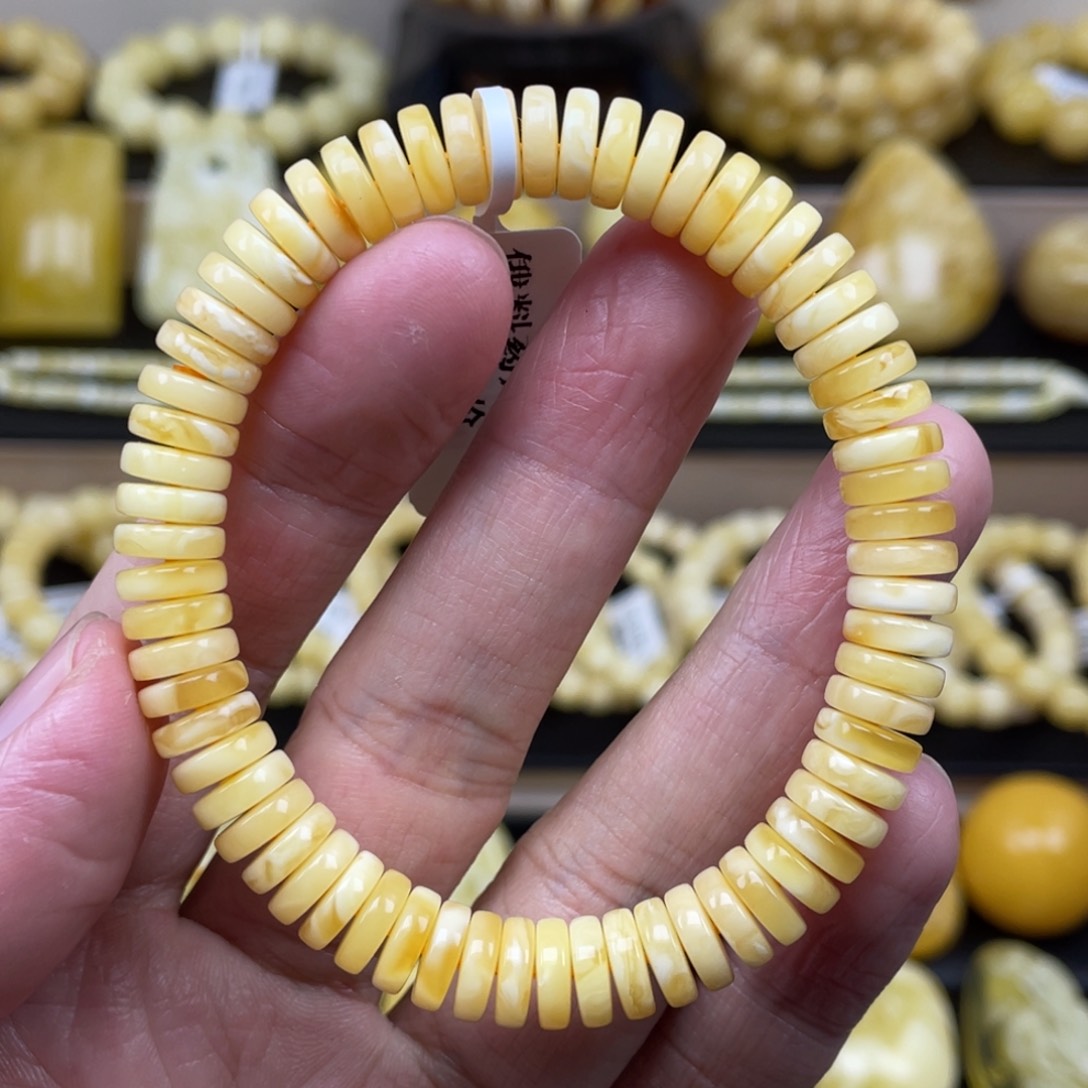 琥珀裸石未镶嵌琥珀蜜蜡