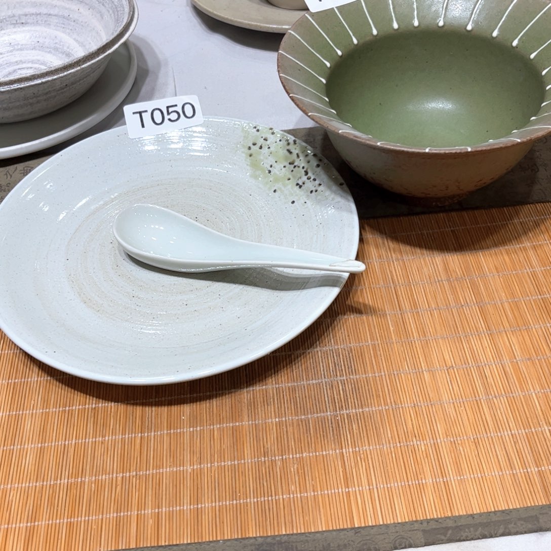 瓷景德镇粗陶复古盘玩微瑕