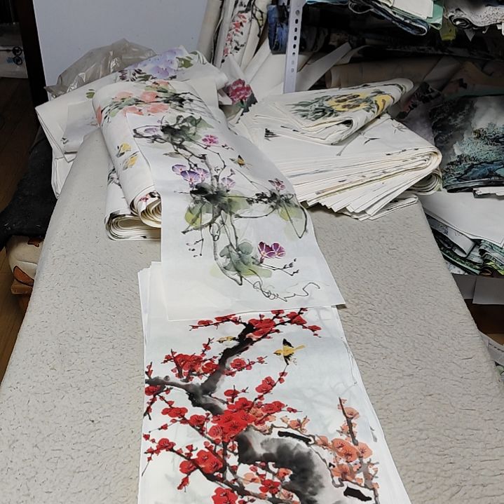 明***川国画落款后台备注