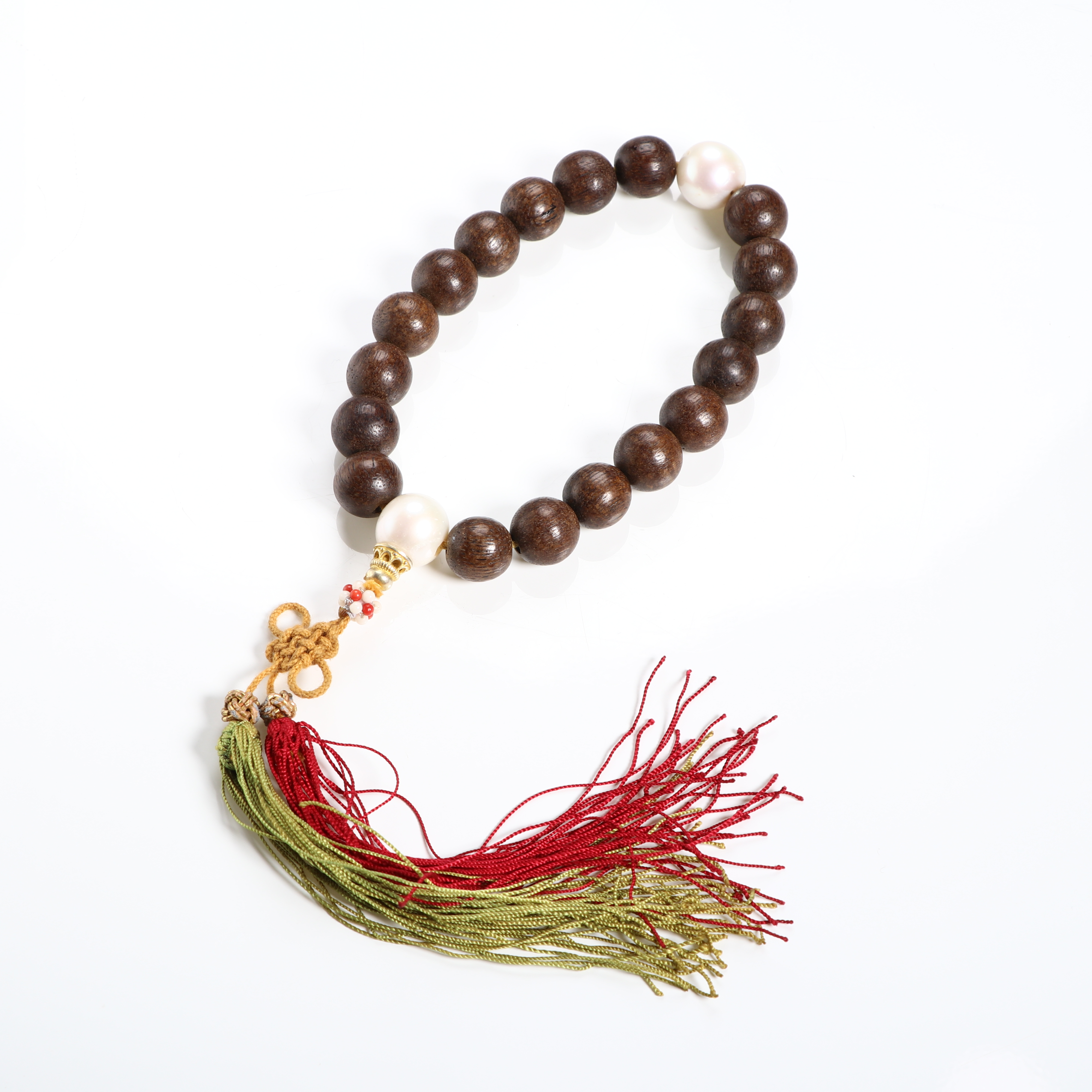 《博古文物》- 木雕十八子手持-TH-250216