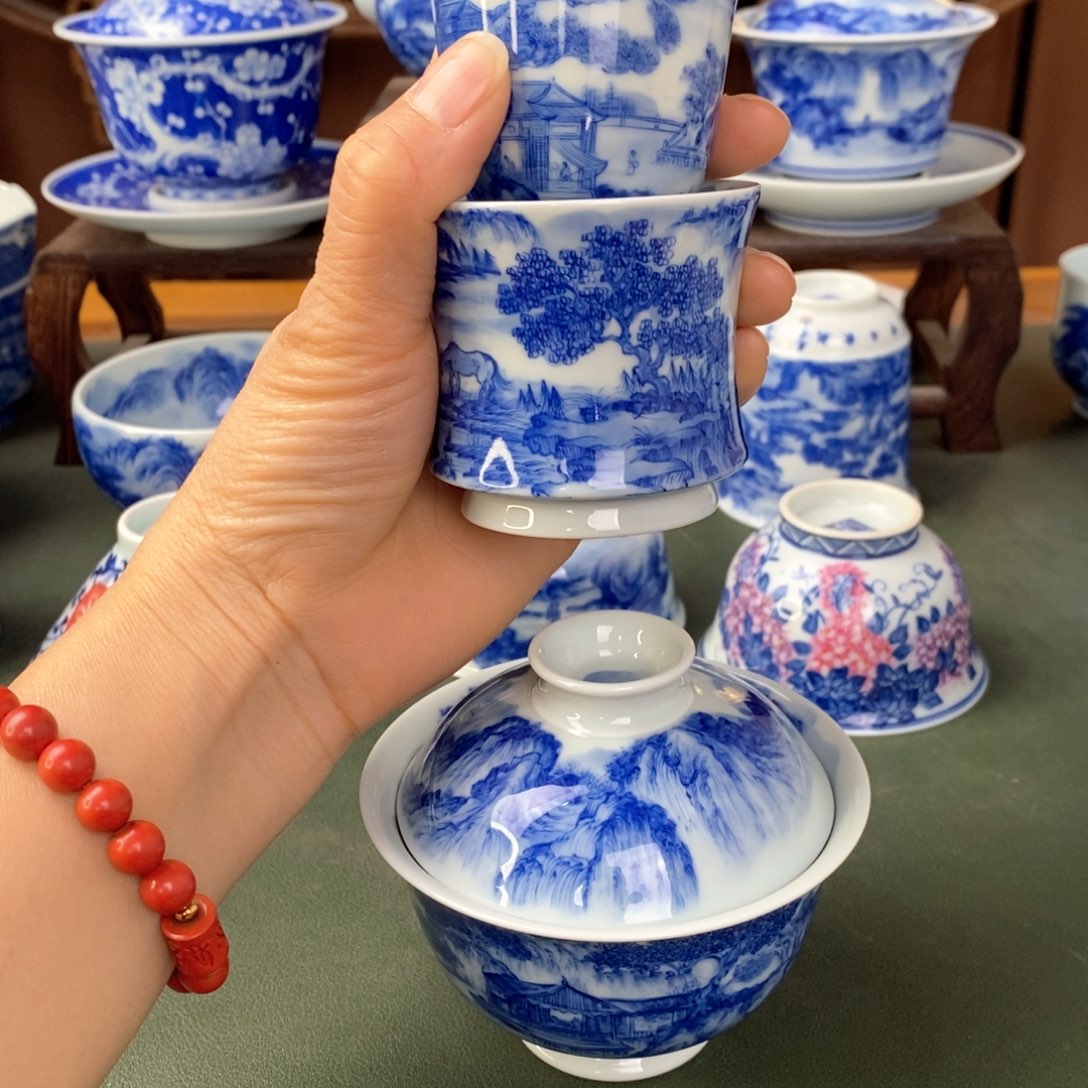 杯卡*景德镇陶瓷手工手绘