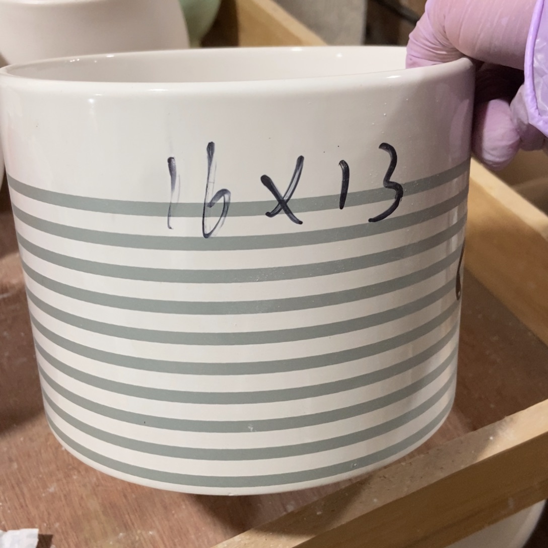 红陶高温陶瓷花盆