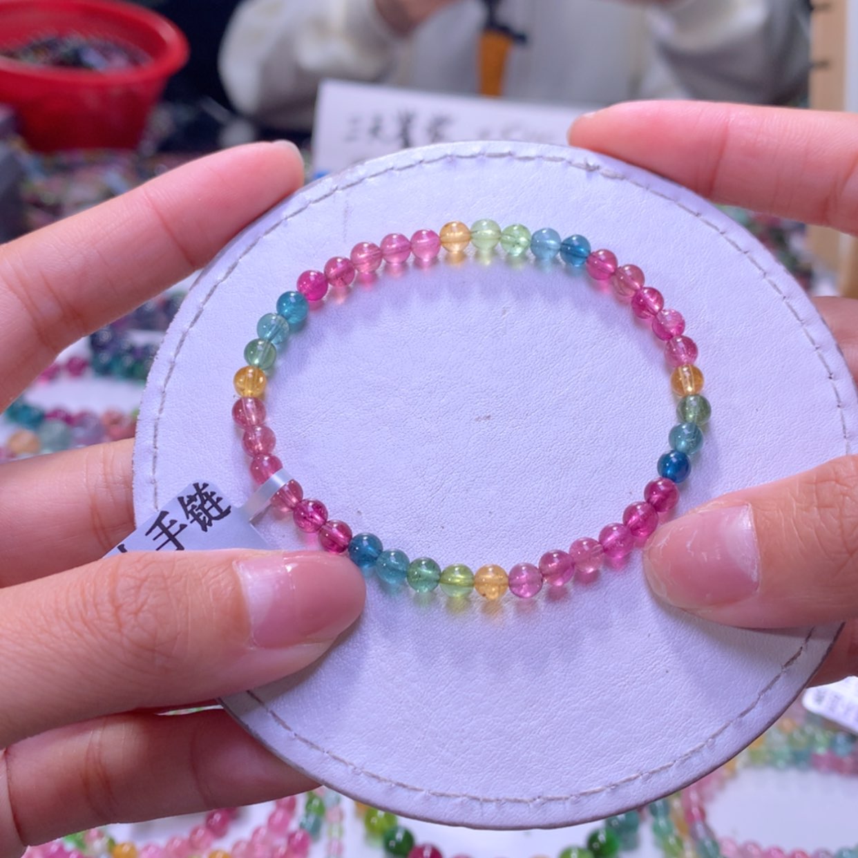 【闪购商品】未镶嵌手串碧玺4.5mm左右