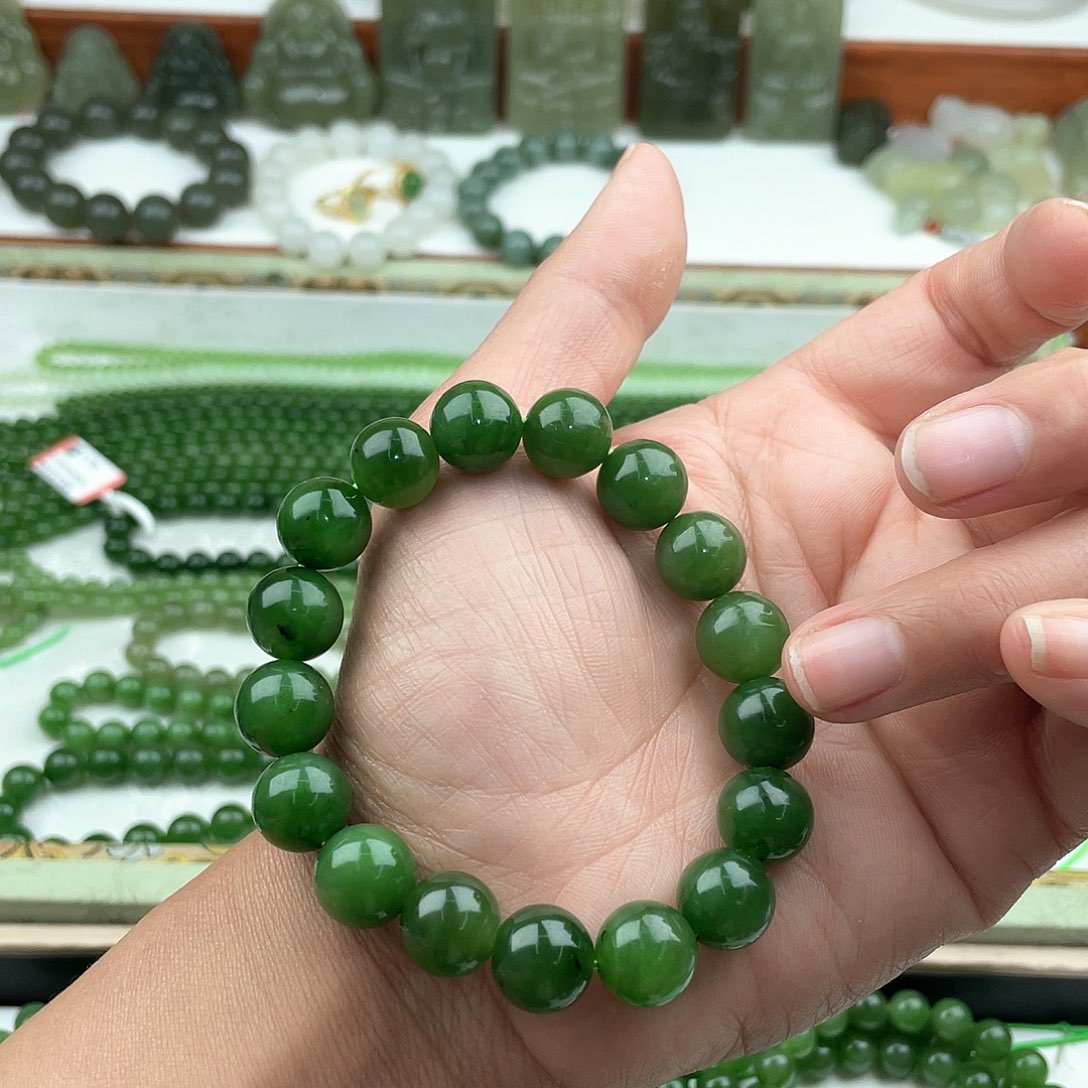 和田玉手串未镶嵌