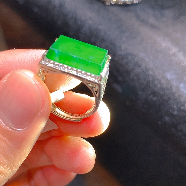 【闪购商品】翡翠颈饰银S925镶嵌翡翠